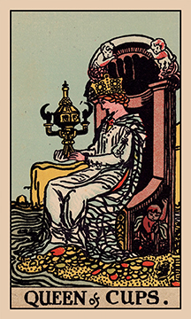 Queen of Cups Rider–Waite–Smith tarot card